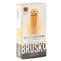 Фото  Электронная система BRUSKO Minican 2 Gloss Edition (400 mAh) Янтарный 