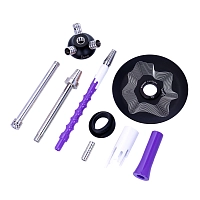 Фото 4 Кальян MAMAY CUSTOMS Flow сиренево-белый (без колбы) 