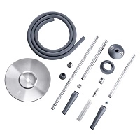 Фото 4 Кальян Hoob Go Космический серый x Нержавеющая сталь 