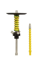 Фото 1 Кальян MAMAY CUSTOMS Coilover Micro салатовый сплеш-золотой (без колбы) 
