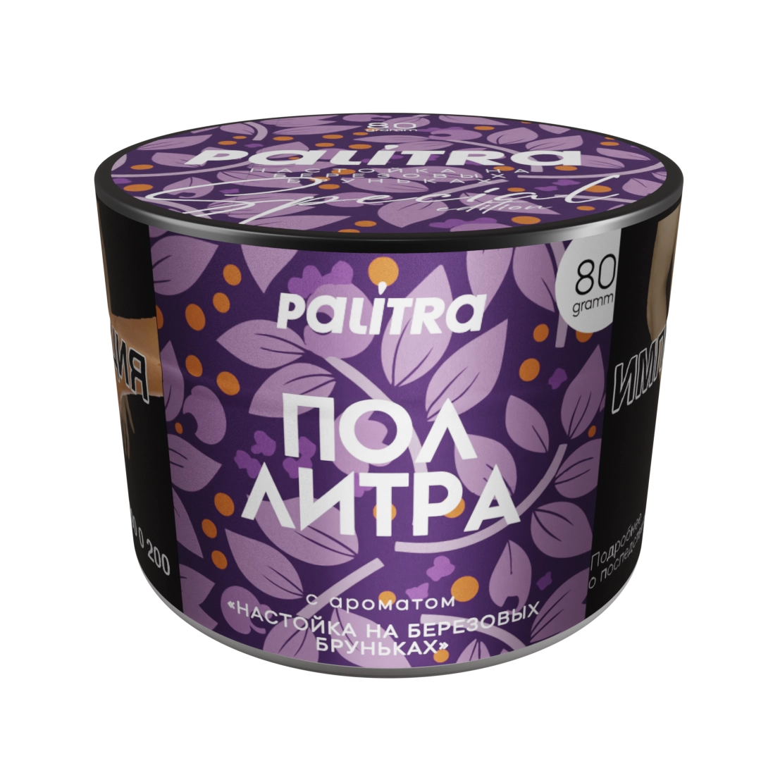 Фото  PALITRA с ароматом Настойка на березовых бруньках 80гр. 