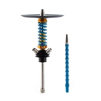 Фото  Кальян MAMAY CUSTOMS Coilover Micro золото-синий (без колбы) 
