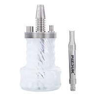 Фото 1 Кальян Pizduk PRO Black-bag (белая колба) 