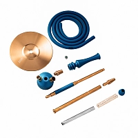 Фото 4 Кальян Hoob Mars mini Морской синий x Бронза 