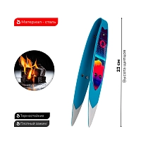 Фото 2 Щипцы Tortuga Серф бирюзовые 