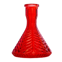Фото 1 Колба Vessel Glass Елка Кристалл красный 