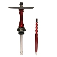 Фото 1 Кальян Alpha Hookah X REVERSE Red Black (без колбы) 