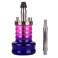 Фото 1 Кальян Pizduk LITE Black-bag (Фиол/розовая колба) 