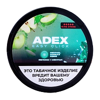 Фото  Табак жевательный ADEX ULTRASTRONG WIDE CLICK Яблоко ментол 