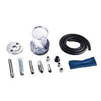 Фото 4 Кальян Pizduk LITE Black-bag (чёрно-белая колба) 