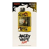 Фото  Электронная система BRUSKO Angry Vape Fury 650 mAh (жёлтый) 