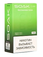 Фото  SOAK CUBE Фисташковая груша 7000 затяжек 