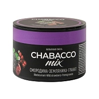 Фото  Chabacco Mix Medium Смородина-Земляника-Гранат (Blackcurrant-Wild strawberry-Pomegranate), 40гр. 