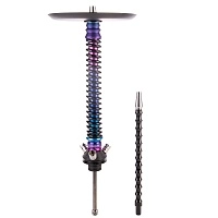 Фото 1 Кальян MAMAY CUSTOMS Coilover BIG SPECIAL ANOD space/чёрный (без колбы) 