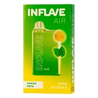 Фото  INFLAVE AIR Лимон Мята (6000 затяжек) 
