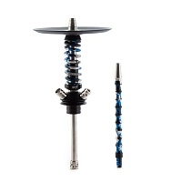 Фото  Кальян MAMAY CUSTOMS Coilover Micro синий-камуфляж (без колбы) 