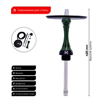 Фото 1 Кальян Alpha Hookah X olive (без колбы) 