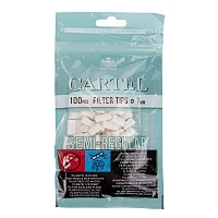 Фото  Фильтры для самокруток CARTEL SEMI REGULAR 7/15мм (100шт) 