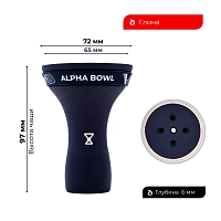Фото 1 Чаша ALPHA BOWL - Race classic (DF) (Black Matte) 