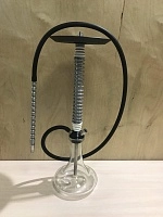 Фото  Кальян MAMAY CUSTOMS Coilovers белый-хром (без колбы) 