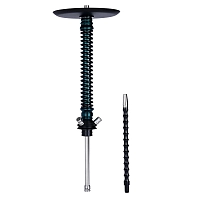 Фото 1 Кальян MAMAY CUSTOMS Coilovers зелёный лак-черный (без колбы) 