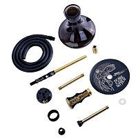 Фото 5 Кальян Alpha Hookah Beat Set Vandal (тонированная колба) 