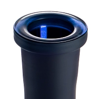 Фото 3 Колба Vessel Glass Крафт полоски синие (1-174) 