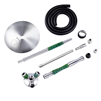 Фото 4 Кальян UNION Fibonacci стаб зелёный (без колбы) 