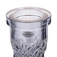 Фото 2 Колба Vessel Glass Мини кристалл Дым серый 