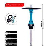 Фото 1 Кальян Alpha Hookah X florida (без колбы) 