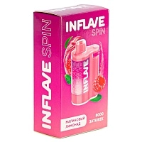 Фото  INFLAVE SPIN Малиновый лимонад (8000 затяжек) 