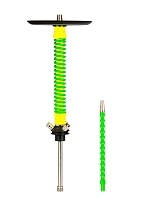 Фото 3 Кальян MAMAY CUSTOMS Coilovers жёлтый ф-салатовый (без колбы) 