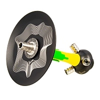 Фото 2 Кальян MAMAY CUSTOMS Flow жёлто-салатовый (без колбы) 