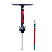 Фото 1 Кальян MAMAY CUSTOMS Leather Edition Mini кожа-зелёный лак (без колбы) 