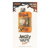 Фото 1 Электронная система BRUSKO Angry Vape Fury 650 mAh (оранжевый) 