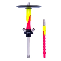 Фото 1 Кальян MAMAY CUSTOMS Flow розовый ф.-жёлтый ф. (без колбы) 