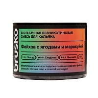 Фото  Brusko Бестабачная с ароматом Фейхоа с ягодами и маракуйей, 50гр. 