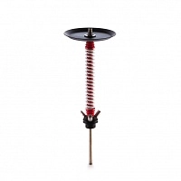 Фото  Кальян MAMAY CUSTOMS Coilovers оранжево-белый (без колбы) 