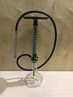 Фото  Кальян MAMAY CUSTOMS Coilovers зелёный-хром (без колбы) 