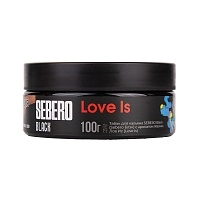 Фото  SEBERO Black с ароматом Жвачка «Лав Из» (Love Is), 100 гр. 