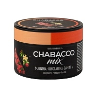 Фото  Chabacco Mix Medium с ароматом Малина-Фисташка-Ваниль (Raspberry-Pistachio-Vanilla), 40гр. 