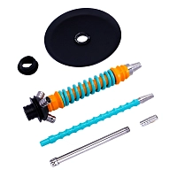 Фото 4 Кальян MAMAY CUSTOMS Coilovers MINI оранжево-мятный (без колбы) 