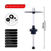 Фото 1 Кальян MISHA Moonlight белый (без колбы) 