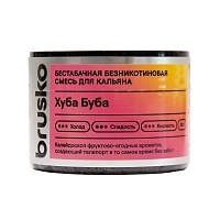 Фото  Бестабачная безникотиновая смесь для кальяна BRUSKO, 50 г, Хуба Буба 