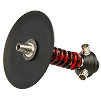 Фото 3 Кальян MAMAY CUSTOMS Coilover Micro красный сплеш (без колбы) 