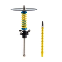 Фото 1 Кальян MAMAY CUSTOMS Coilover Micro сине-жёлтый (без колбы) (гр. Котофаки) 