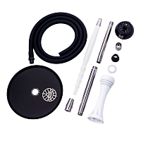 Фото 4 Кальян Alpha Hookah X Snow white (без колбы) 