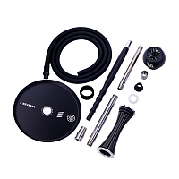 Фото 4 Кальян Alpha Hookah X REVERSE Black Matte (без колбы) 