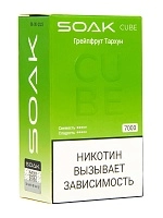 Фото  SOAK CUBE Грейпфрут Тархун 7000 затяжек 