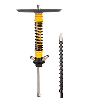 Фото 1 Кальян MAMAY CUSTOMS Coilover MINI BASE жёлтый/чёрный (без колбы) 